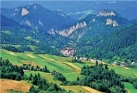 obr. - Pieniny - Červený Kláštor - Rekreační zařízení Dunajec